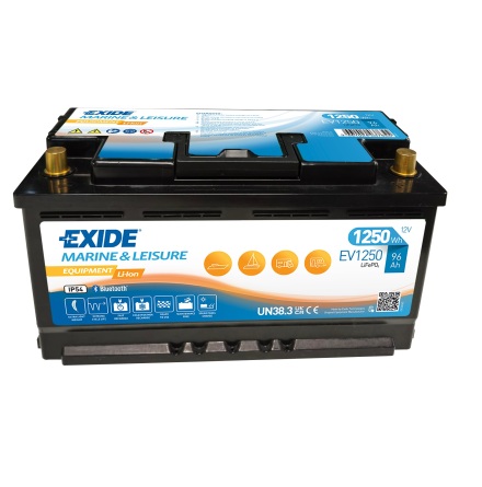 Exide Litium 12v 96Ah Heat-Bluetooth