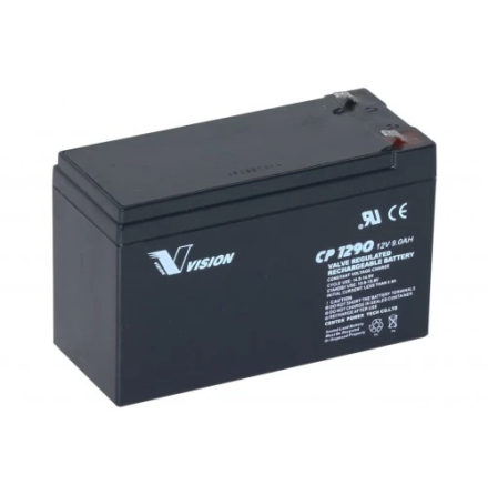 Vision Vrla 12V 9Ah (T2=6,3mm)