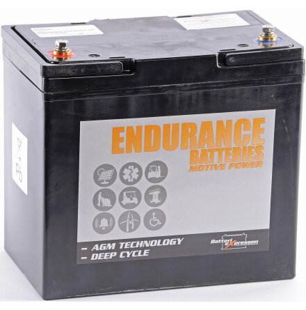 ENDURANCE AGM Batteri 12V 61Ah CCA309A M6