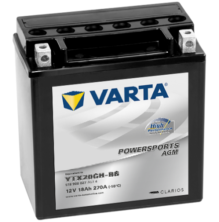 Varta Mc-batteri AGM YTX20CH-BS High Perfor. 12v 18Ah