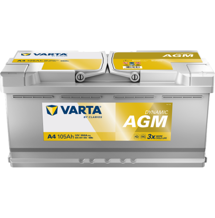 Varta Dynamic AGM 12V 105Ah A4 (H15)