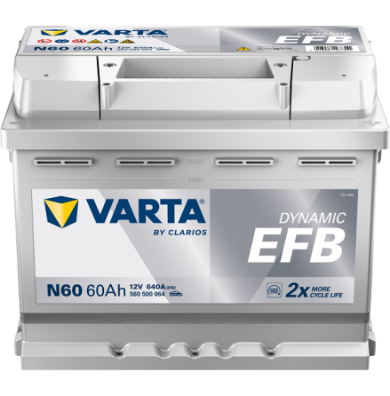 Varta Dynamic EFB 12v 60Ah N60