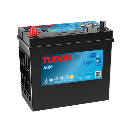 Tudor AGM 12V 45Ah TK457