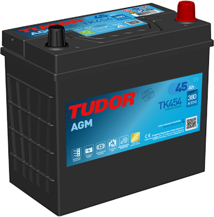 Tudor AGM 12V 45Ah TK454