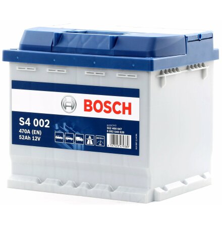 Bosch S4 12v 52Ah S4002