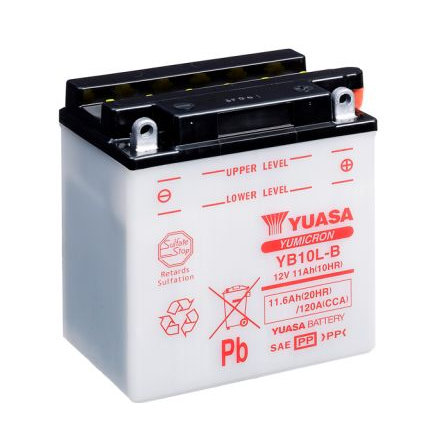Yuasa Mc batteri YB10L-B 12v 11,6 Ah