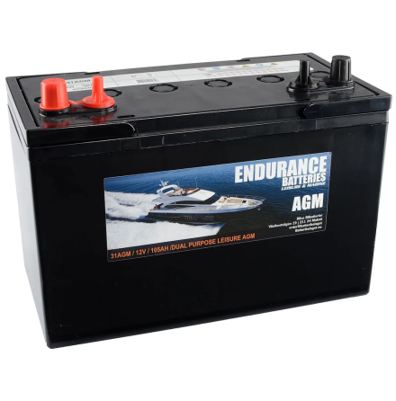 Endurance AGM Dual 12V 105Ah