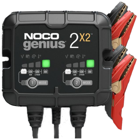 Noco Batteriladdare 2 x 6/12V 4A
