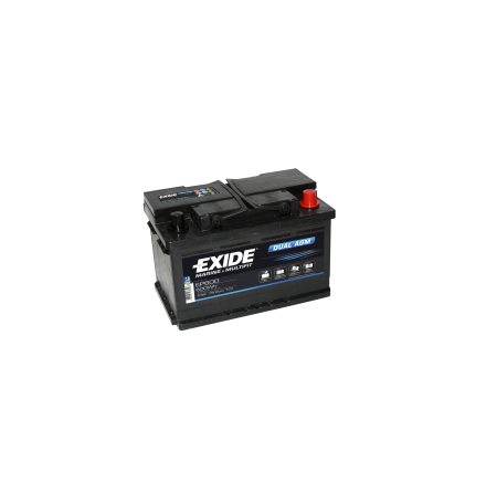 Exide DUAL AGM V12 70Ah EP600