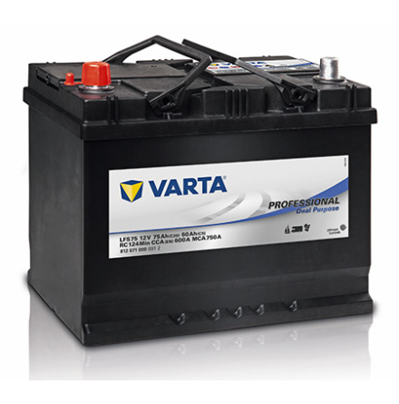 Varta Prof. Dual Purpose 12v 75Ah LFS75