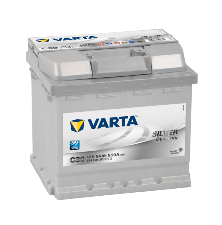 Startbatteri Varta C30 54Ah Silver Dynamic