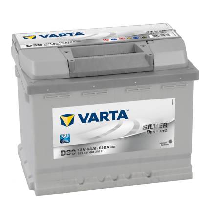 Varta Silver Dynamic 12v 63Ah D39