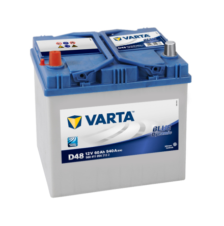 VARTA Blue Dynamic 12V 60Ah D48 -Startbatteri