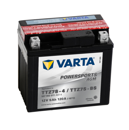 Varta Mc-batteri AGM YTZ7S-BS 12v 5Ah
