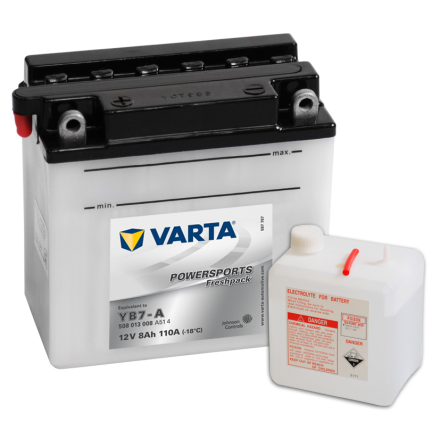 Varta Mc-batteri YB7-A 12v 8Ah