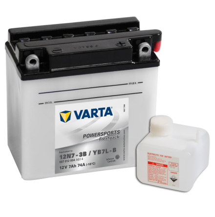 Varta Mc-batteri YB7L-B 12v 7Ah