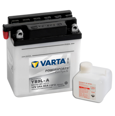 Varta Mc-batteri YB3L-A 12v 3Ah