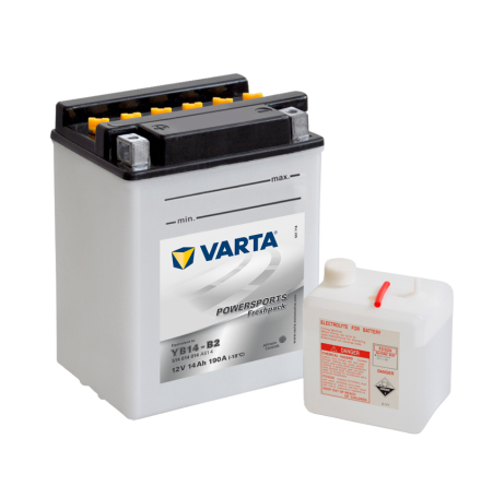 Varta Mc-batteri YB14-B2 12v 14Ah