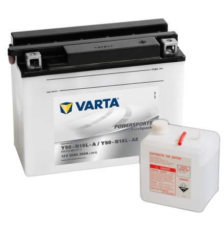 Varta Mc-batteri Y50-N18L-A 12v 20Ah