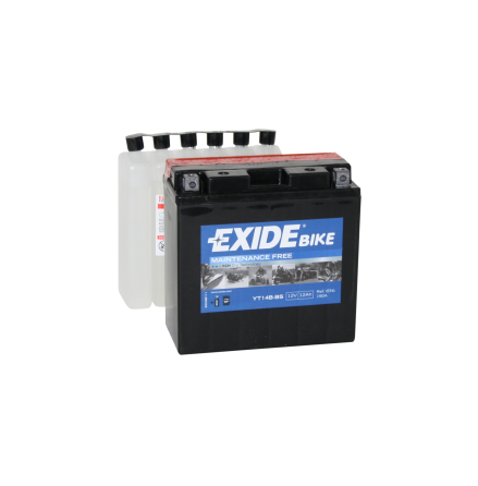 Tudor Exide MC batteri 12Ah AGM YT14B-BS