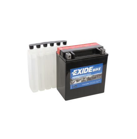 Tudor Exide MC batteri 14Ah AGM YTX16-BS 4974 lxbxh=150X90X1