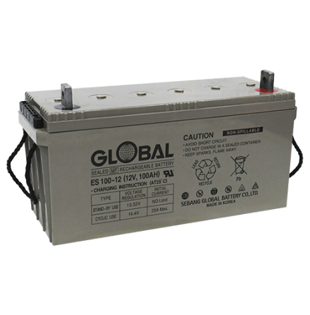 Global AGM Batteri 12V 108Ah