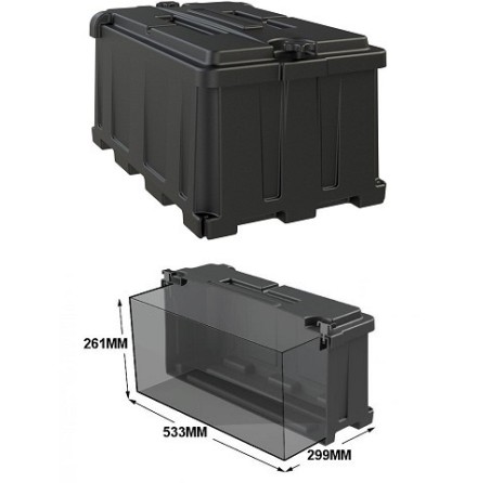 Noco Batteribox inv:533x299x261 mm