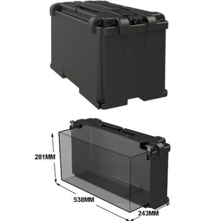 Noco Batteribox inv:538x243x281 mm