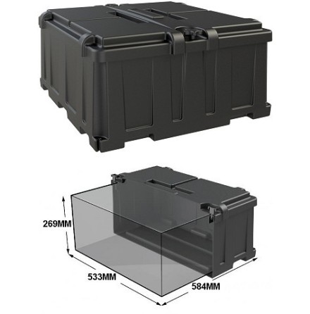 Noco Batteribox inv 533x584x269 mm